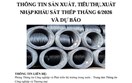 THÔNG TIN SẢN XUẤT, TIÊU THỤ, XUẤT NHẬP KHẨU SẮT THÉP THÁNG 6/2026 VÀ DỰ BÁO