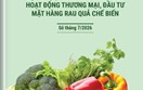 ​Phân tích và dự báo hoạt động thương mại, đầu tư mặt hàng rau quả chế biến - số tháng 7 năm 2026
