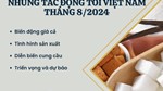 Thị trường Đường Thế giới và những tác động tới Việt Nam tháng 8/2024