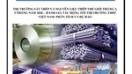 Thị trường sắt thép và nguyên liệu thép thế giới tháng 3 năm 2026 – đánh giá tác động tới thị trường thép Việt Nam