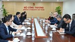 Bộ trưởng Lê Mạnh Hùng tiếp xã giao Đại sứ Ca-na-đa tại Việt Nam