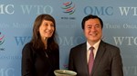 Thứ trưởng Nguyễn Sinh Nhật Tân làm việc với Phó Tổng giám đốc WTO Angela Paolini Ellard