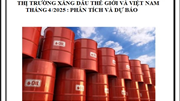 Thông tin thị trường xăng dầu thế giới và Việt Nam 4 tháng đầu năm 2025: Phân tích và dự báo