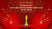 Lễ trao Giải Cuộc thi chính luận về bảo vệ nền tảng tư tưởng của Đảng trong Đảng bộ Chính phủ lần thứ 2, năm 2026