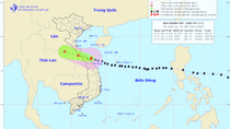 Bão số 13 giật cấp 12, ngay trên vùng biển Hà Tĩnh - Thừa Thiên Huế