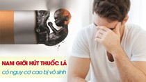 Nam giới hút thuốc lá có nguy cơ cao gây vô sinh