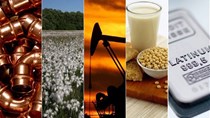 Giá hàng hóa toàn cầu xuống thấp nhất 13 năm