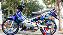  Xe 2 thì Suzuki Satria màu độc của biker Lâm Đồng