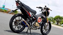 Suzuki Raider nhập Thái độ tem xe đua của biker Sài Gòn