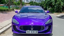 Maserati GranTurismo độ MC Stradale màu tím ở Sài Gòn