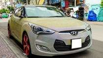 Hyundai Veloster đính hàng nghìn viên pha lê ở Sài Gòn