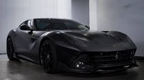 Cường “Đô-la” thay áo đen nhám cho siêu xe Ferrari F12 Berlinetta “hàng độc”