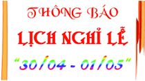 Lịch nghỉ lễ 30/4 và 1/5 năm 2017