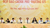 Họp báo thường kỳ Chính phủ tháng 5 năm 2017