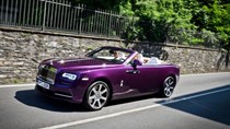 Xe mui trần Rolls-Royce Dawn dành cho người "cuồng" màu tím