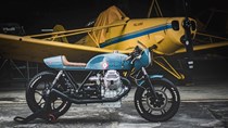 Moto Guzzi Lemans độ theo phong cách máy bay cổ điển