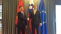Bộ trưởng Trần Tuấn Anh chào xã giao Thủ tướng Slovenia