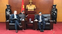 Thứ trưởng Hoàng Quốc Vượng tiếp Thứ trưởng Bộ Công nghiệp Cộng hòa Belarus