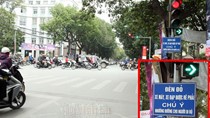 Đèn đỏ rẽ phải khi không có dấu hiệu được phép rẽ sẽ bị phạt