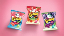 Kẹo dẻo “Boom” chiết xuất từ nước trái cây thật bùng nổ trên thị trường