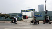 Quận Thanh Xuân yêu cầu hoàn trả mặt bằng Công viên hồ điều hòa Nhân Chính