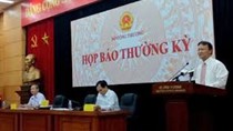 Các vấn đề chủ yếu trong họp báo thường kỳ Chính phủ tháng 4 năm 2016 