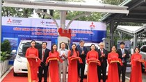 Khánh thành trạm xạc điện nhanh năng lượng mặt trời đầu tiên tại Việt Nam