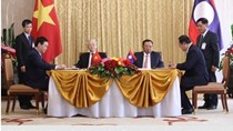 Việt Nam, Lào ký kết 7 văn kiện hợp tác