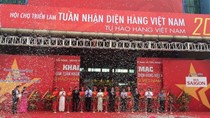 8h sáng nay chính thức khai mạc Hội chợ “Tuần nhận diện hàng Việt Nam 2015“