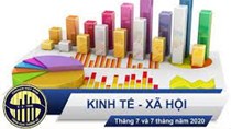 Kinh tế 7 tháng qua những con số