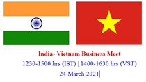 Mời tham dự giao thương trực tuyến với thị trường Ấn Độ ngày 24.03.2021