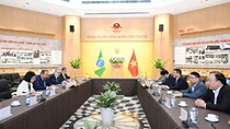 Bộ trưởng Nguyễn Hồng Diên làm việc với Bộ trưởng Bộ Mỏ và Năng lượng Brazil