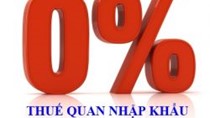 Hàng nghìn mặt hàng sẽ giảm thuế suất về 0% trong năm 2018