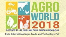 25-27/10: Mời tham gia Hội chợ triển lãm Quốc tế Nông nghiệp tại Ấn Độ