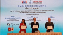 Việt Nam - Nhật Bản tăng cường hợp tác phát triển công nghiệp hỗ trợ