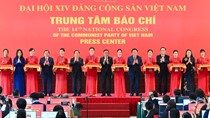 Khai trương Trung tâm Báo chí phục vụ Đại hội XIV của Đảng