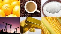Hàng hóa TG sáng 28/4: Dầu và cà phê giảm, vàng tăng