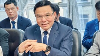 Bộ trưởng Bộ Công Thương Lê Mạnh Hùng làm việc với các doanh nghiệp tại Hoa Kỳ