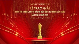 Hướng tới Lễ trao Giải Cuộc thi chính luận về bảo vệ nền tảng tư tưởng của Đảng trong Đảng bộ Chính phủ lần thứ 2