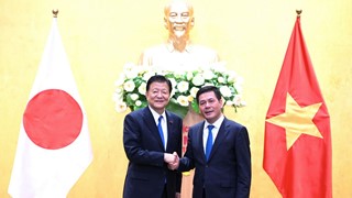 Bộ trưởng Nguyễn Hồng Diên làm việc với Bộ trưởng phụ trách Hiệp định CPTPP của Nhật Bản