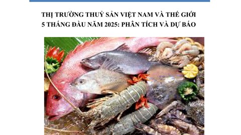THỊ TRƯỜNG THUỶ SẢN VIỆT NAM VÀ THẾ GIỚI  5 THÁNG ĐẦU NĂM 2025: PHÂN TÍCH VÀ DỰ BÁO