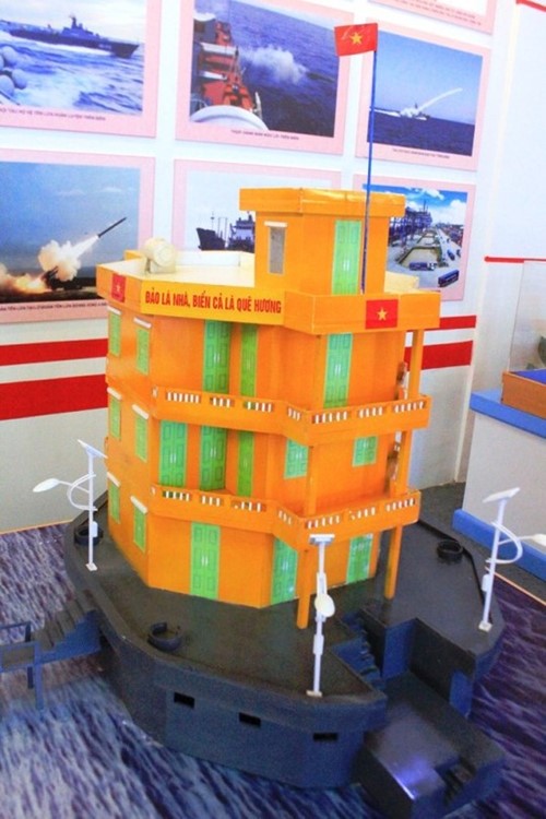 Nhà giàn tại đảo Trường Sa (Khánh Hòa)