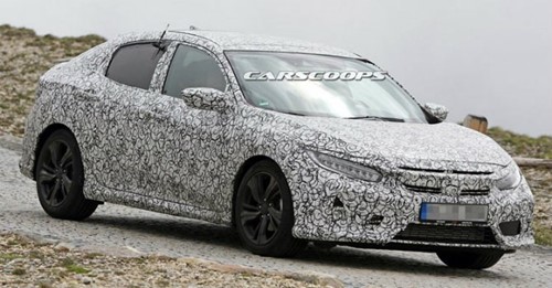 [Ảnh] Lộ diện Honda Civic Hatchback 2017 trên đường thử