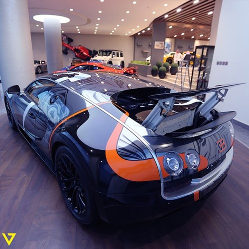 Bugatti Veyron Super Sport mau son doc duoc rao ban hinh anh 2