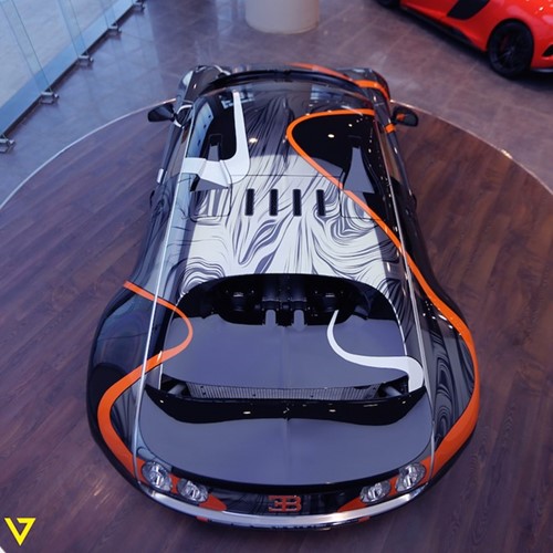 Bugatti Veyron Super Sport mau son doc duoc rao ban hinh anh 3