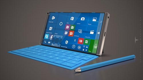 Y tuong Microsoft Surface Phone dung 4 loa, RAM 8 GB hinh anh 2