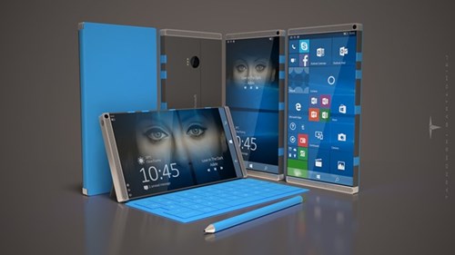 Y tuong Microsoft Surface Phone dung 4 loa, RAM 8 GB hinh anh 3