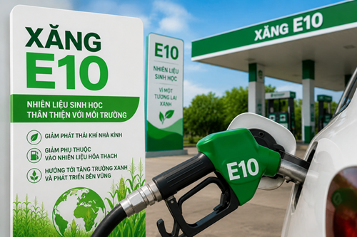 Việt Nam chính thức triển khai xăng sinh học E10 trên phạm vi toàn quốc từ ngày 1/6/2026. Ảnh minh họa