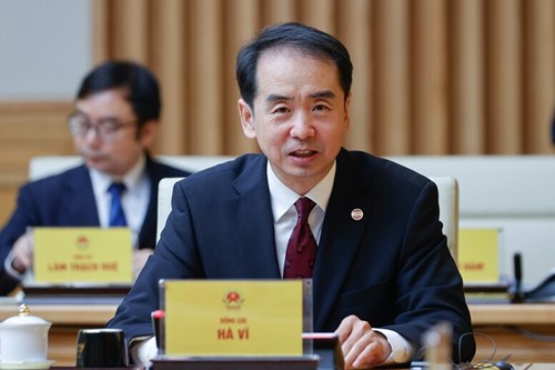 Đại sứ Trung Quốc tại Việt Nam Hà Vĩ tin tưởng, Đại hội XIV của Đảng Cộng sản Việt Nam sẽ thành công tốt đẹp, đưa đất nước vững bước vào thời đại mới. Ảnh: Nhật Bắc/VGP