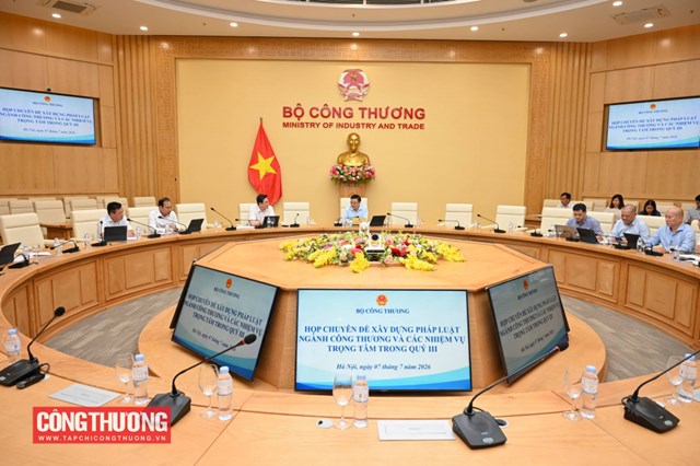 Đảng ủy Bộ Công Thương ban hành Nghị quyết về công tác xây dựng pháp luật, thể chế 6 tháng cuối năm 2026